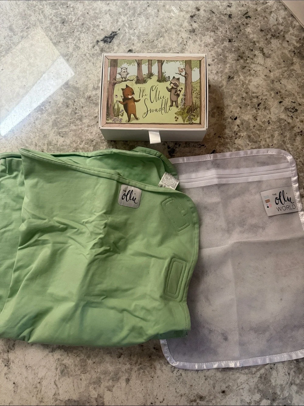 Olli Light Green Kids Sleep Sack Swaddle